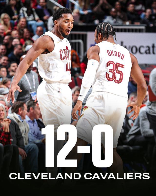 pg电子游戏-73胜勇士之后最强开局！骑士12连胜继续狂飙